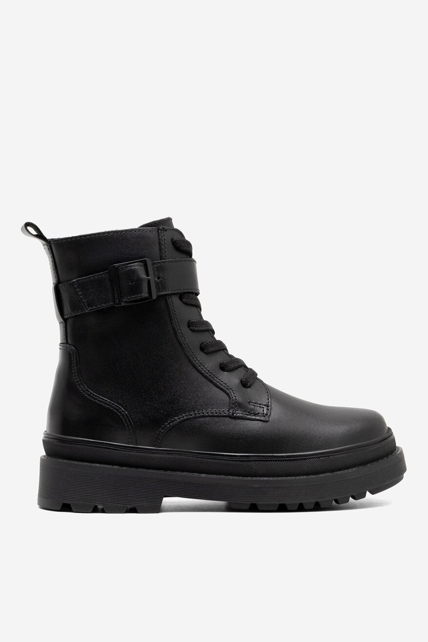 Trzewiki skórzane ocieplane