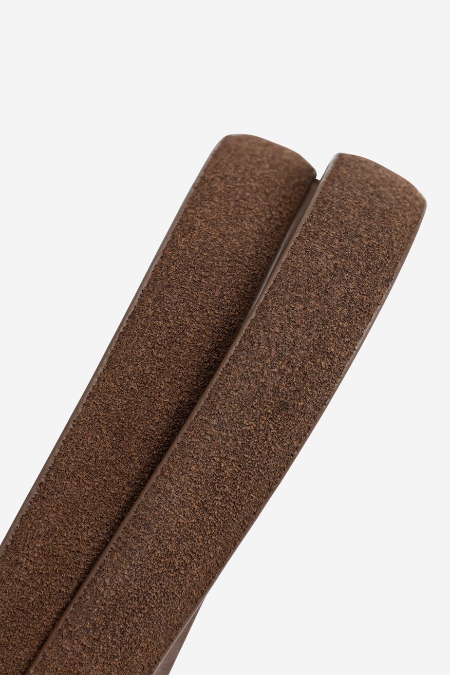 Pasek damski skórzany