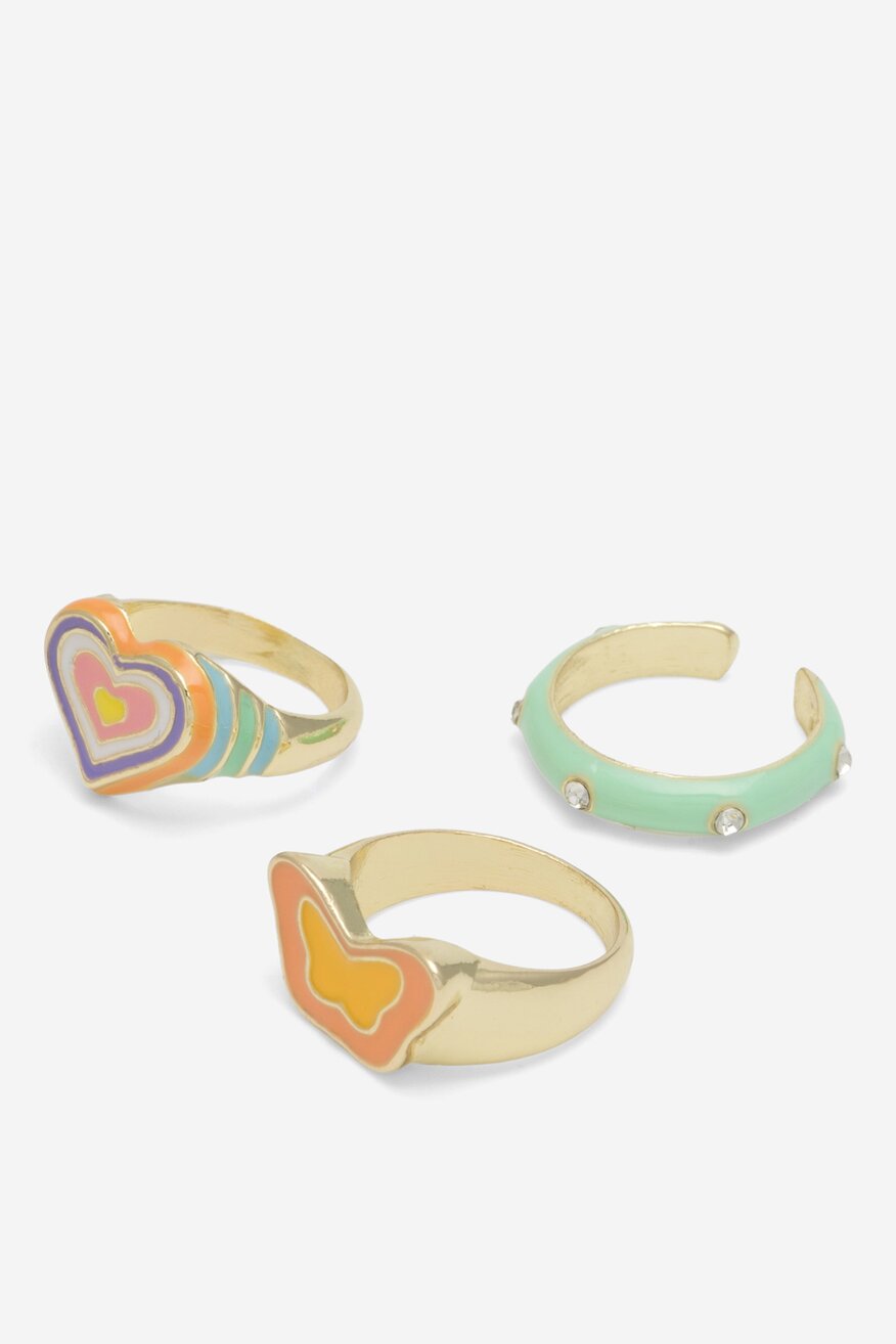 Zestaw 3 pierścionków