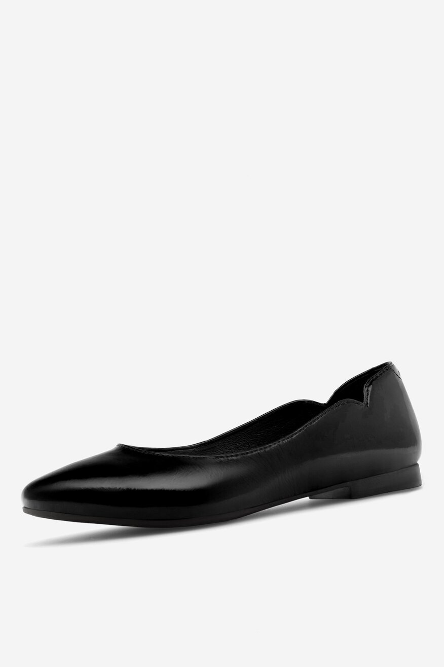 Baleriny skórzane