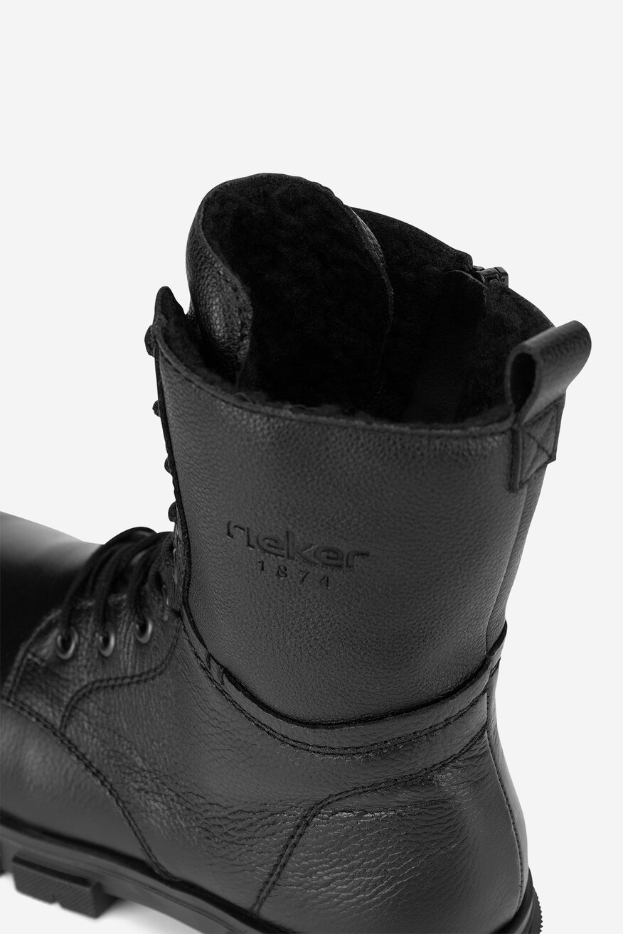 Trzewiki skórzane ocieplane