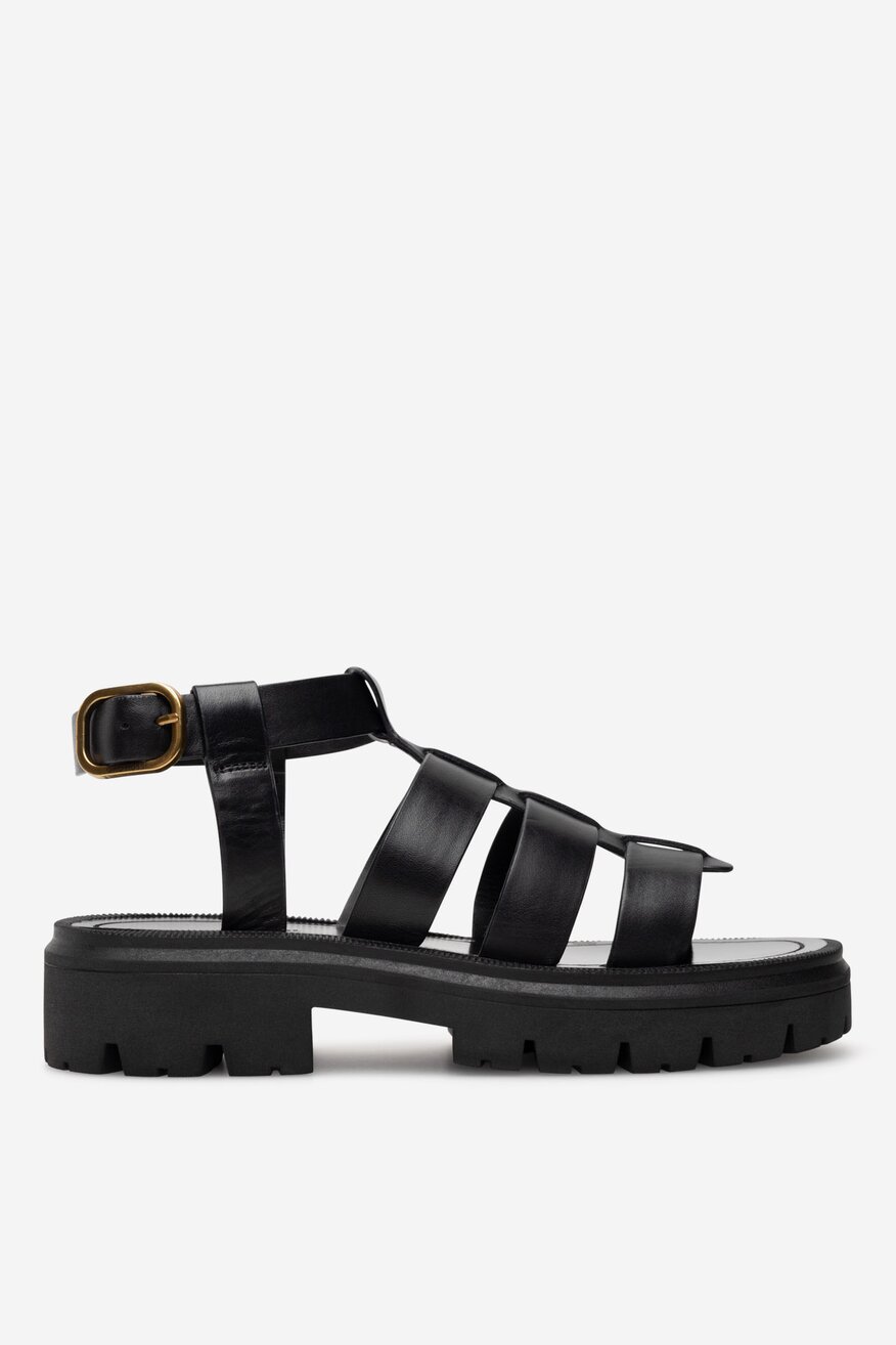 Skórzane sandały