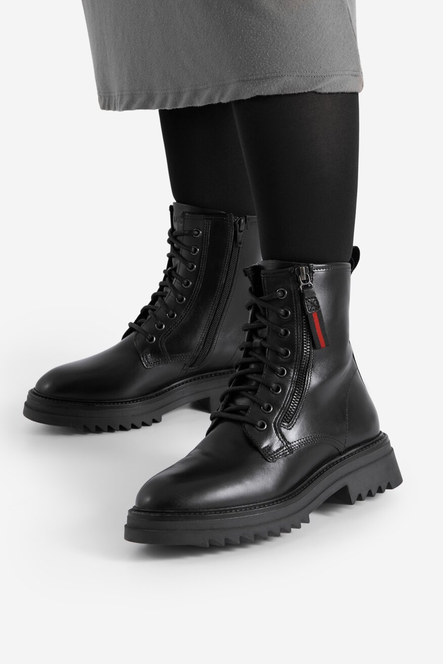 Trzewiki skórzane ocieplane