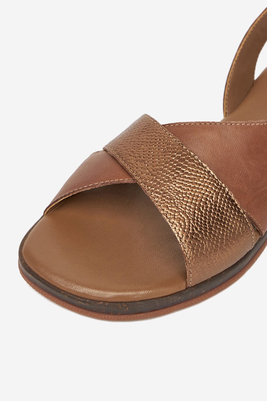 Sandały skórzane