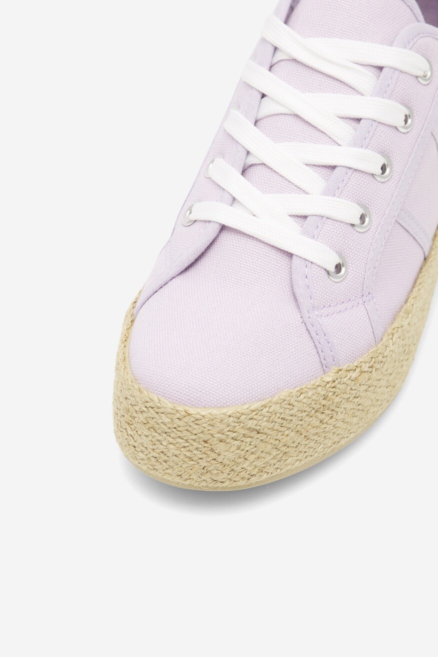 Espadryle na platformie