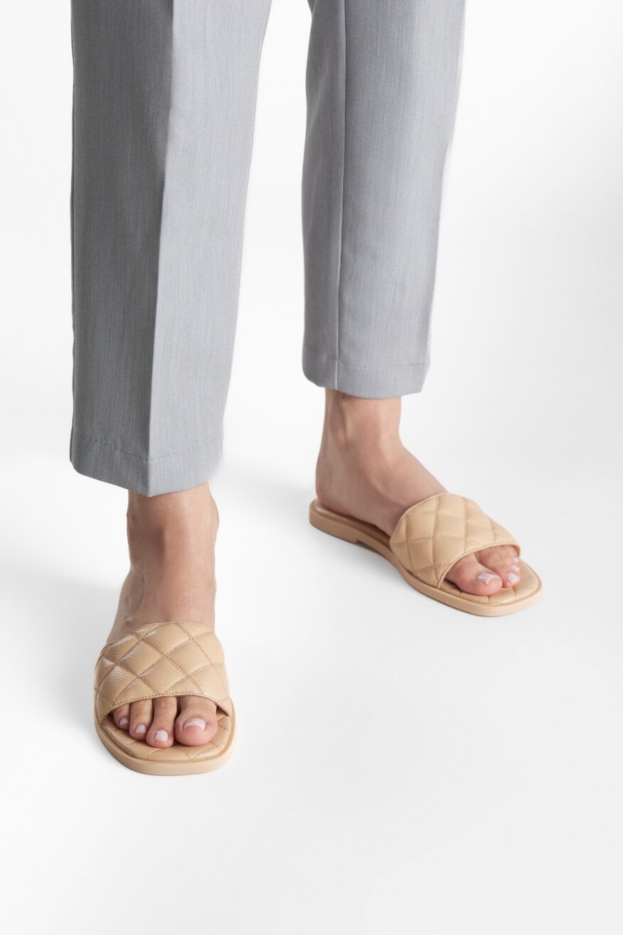 Badura - Klapki skórzane