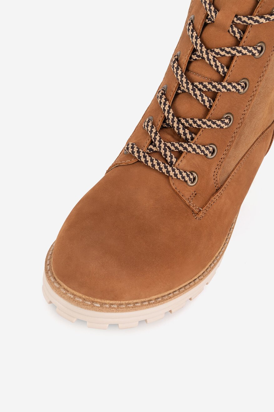 Trzewiki skórzane ocieplane