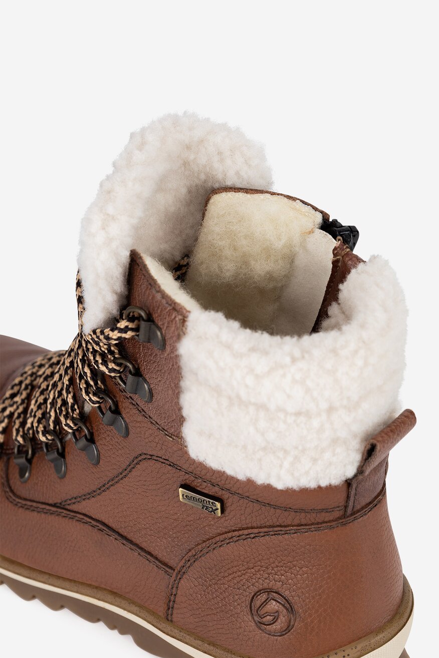 Trzewiki skórzane ocieplane