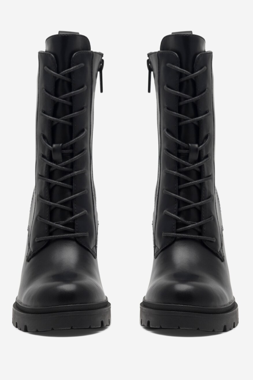 Trzewiki na słupku ocieplane