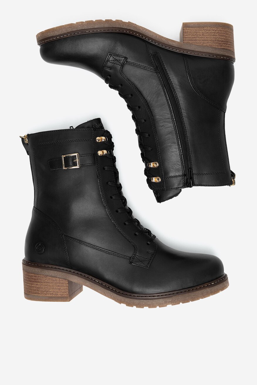 Trzewiki skórzane ocieplane