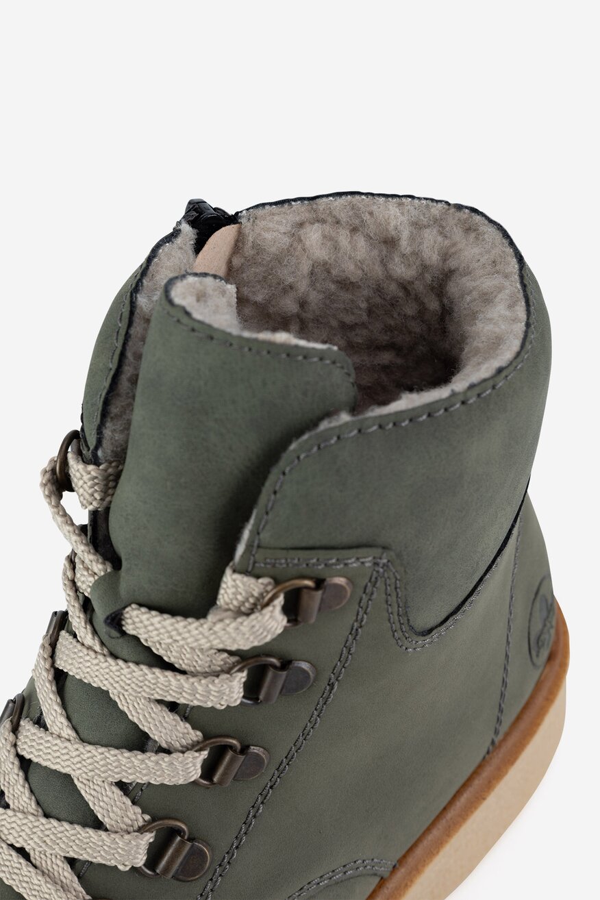 Trzewiki skórzane ocieplane
