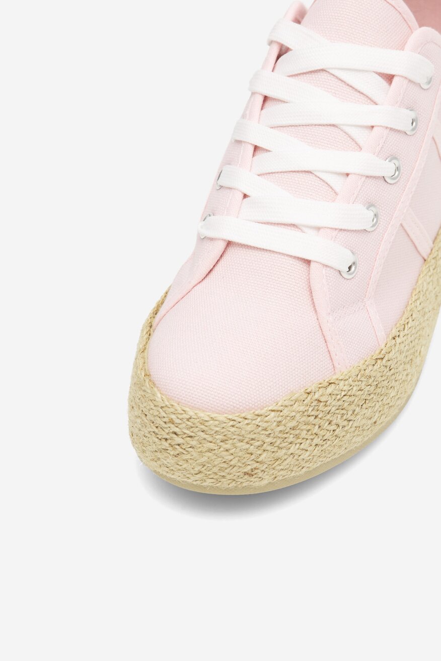 Espadryle na platformie