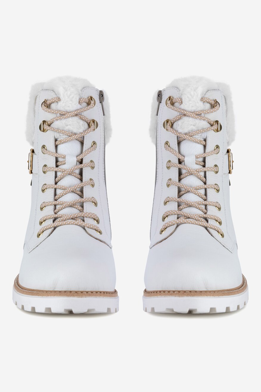 Trzewiki skórzane ocieplane