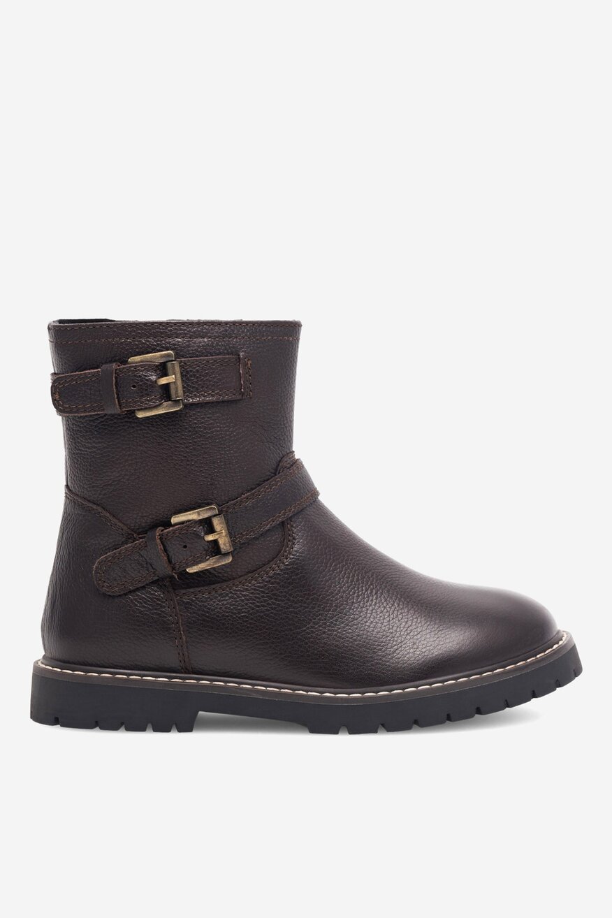 Trzewiki skórzane ocieplane