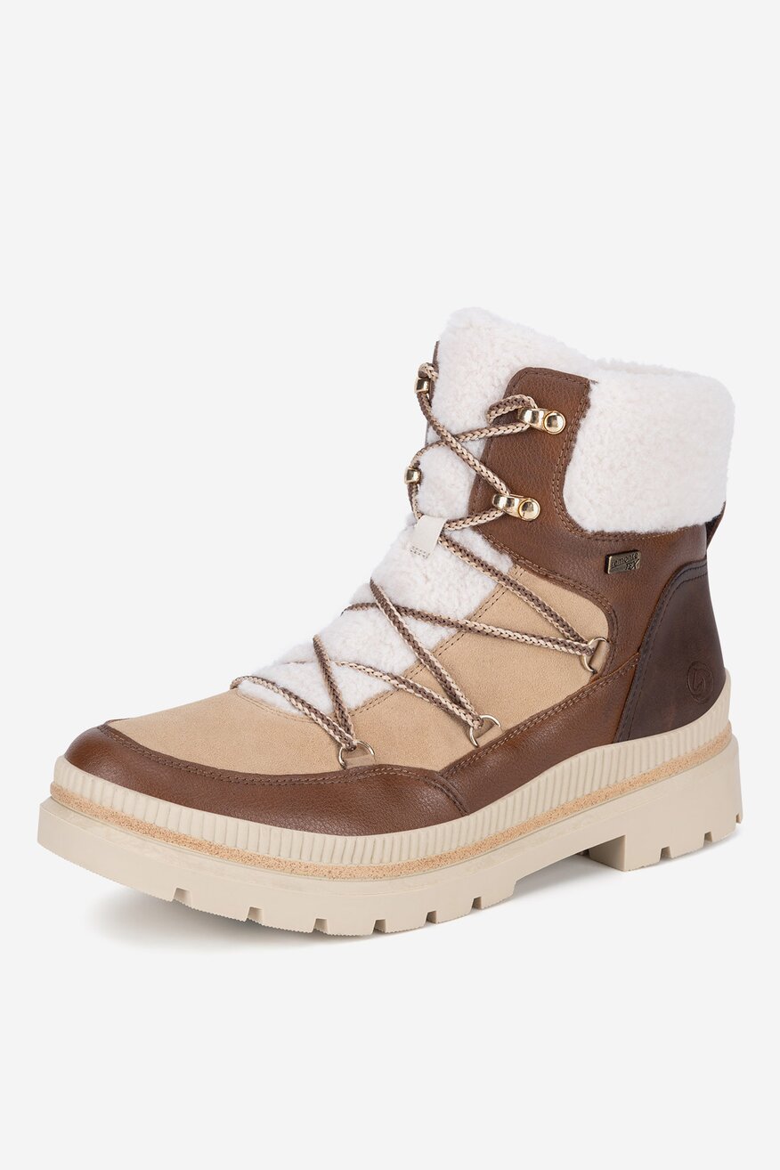 Trzewiki skórzane ocieplane