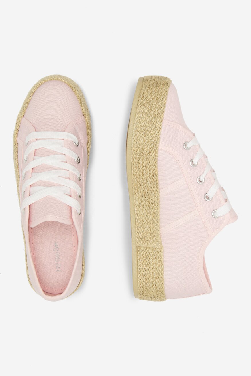 Espadryle na platformie