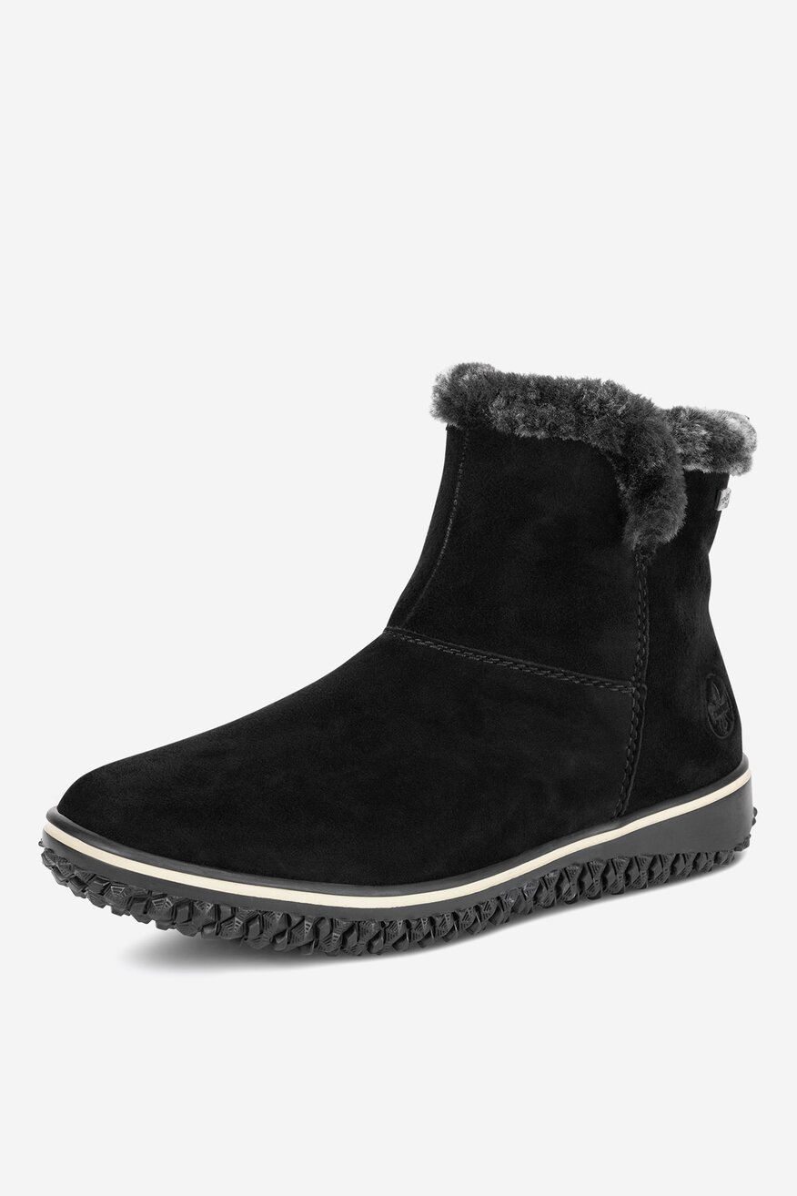 Botki skórzane ocieplane
