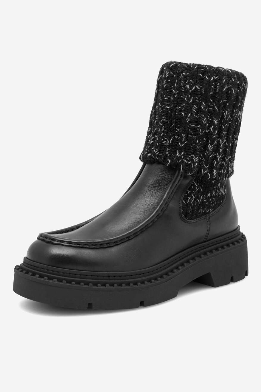 Botki skórzane