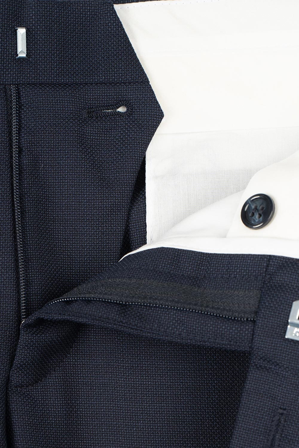 Pantaloni superslim riccof bleumarin uni