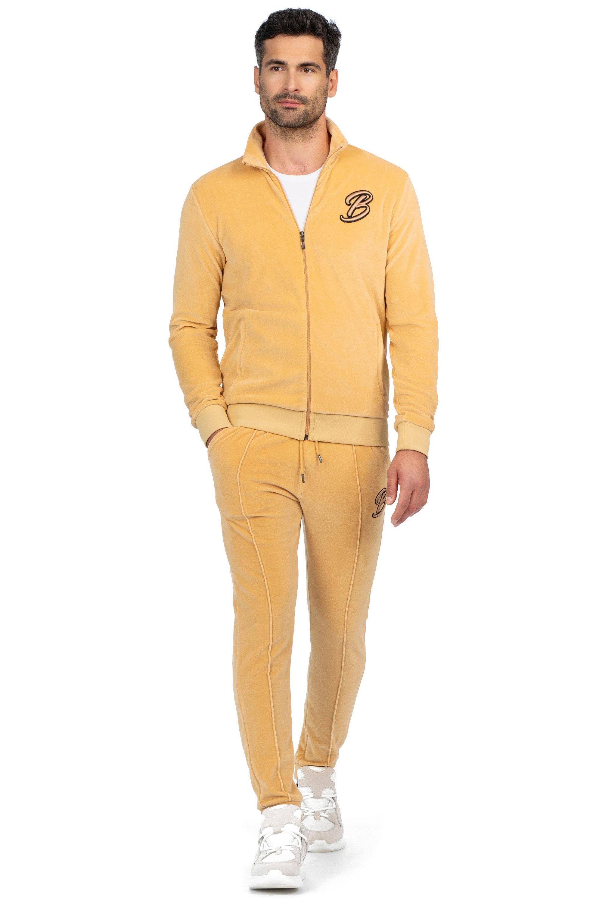 Pantaloni trening slim bej uni