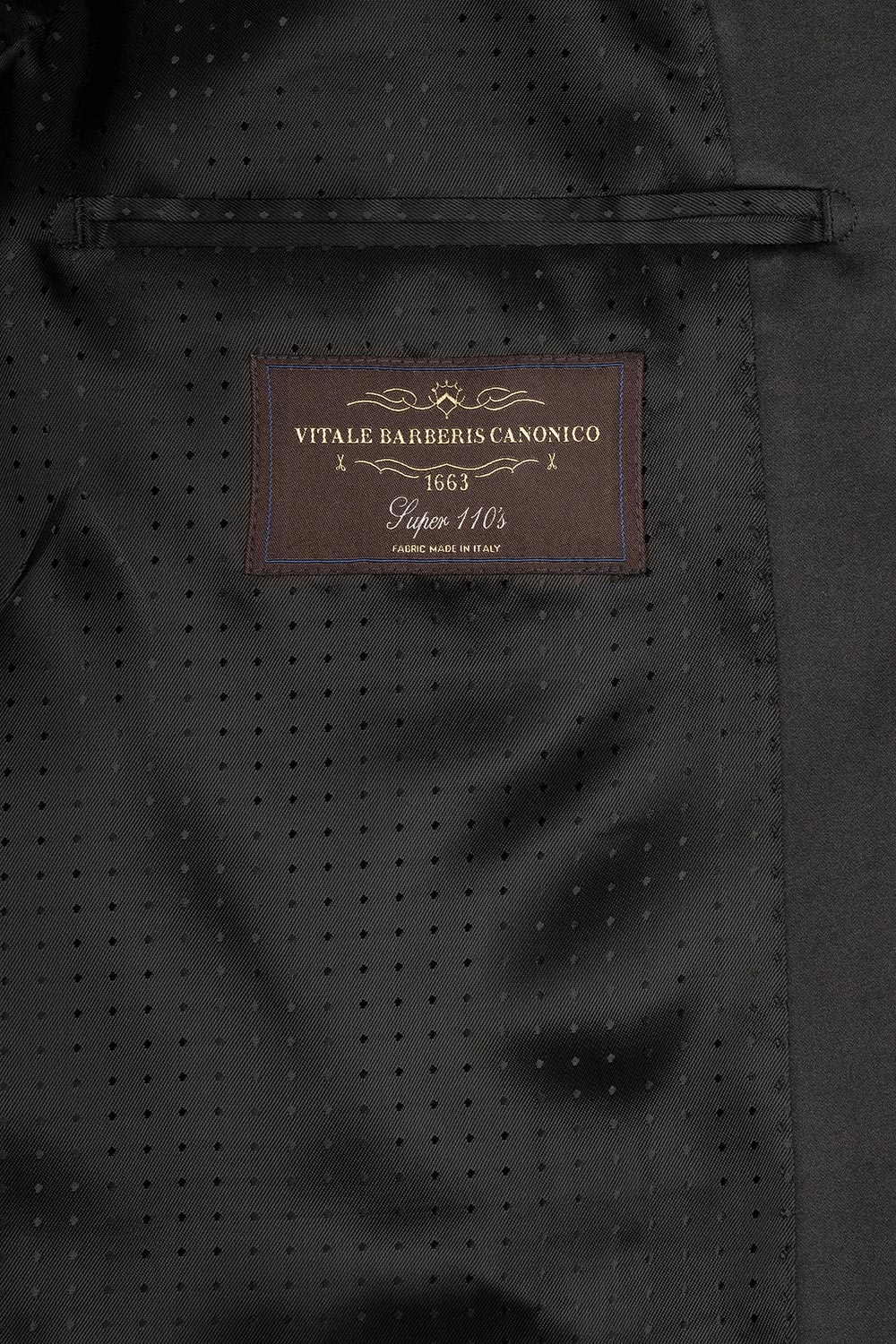 Costum slim mondrian negru uni