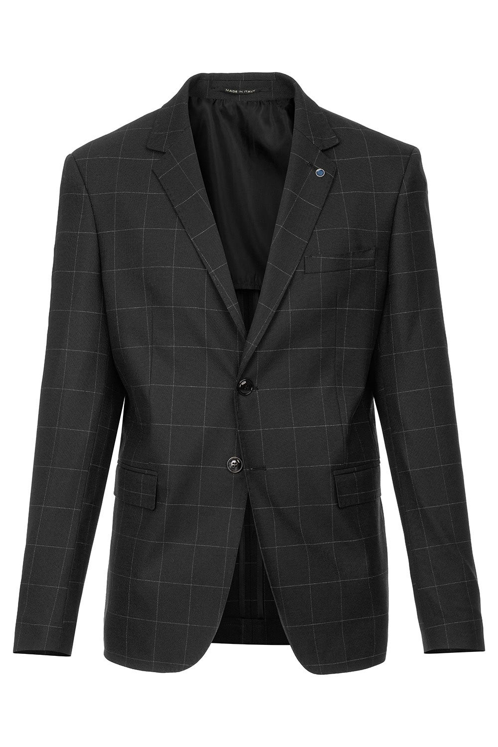 Sacou negru in carouri