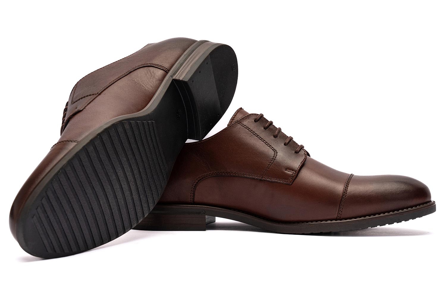 Pantofi maro piele naturala