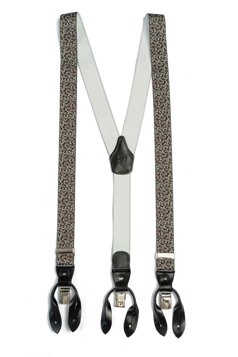 Bretele negre print floral