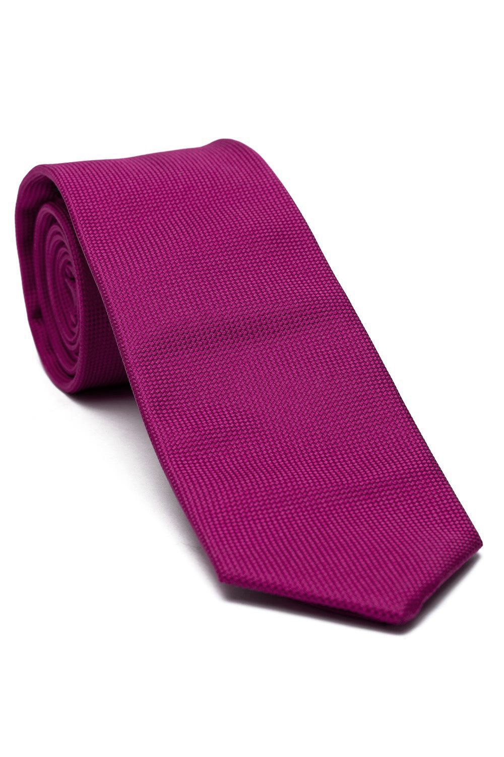 Cravata matase tesuta cyclam uni