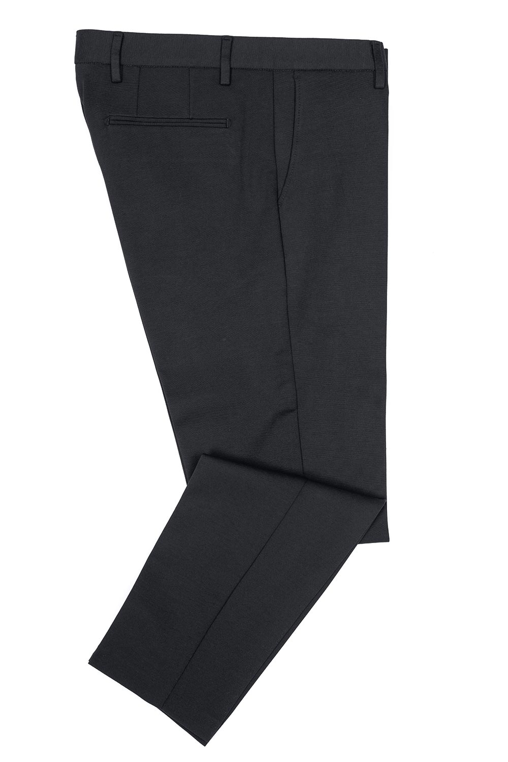 Pantaloni slim bleumarin uni