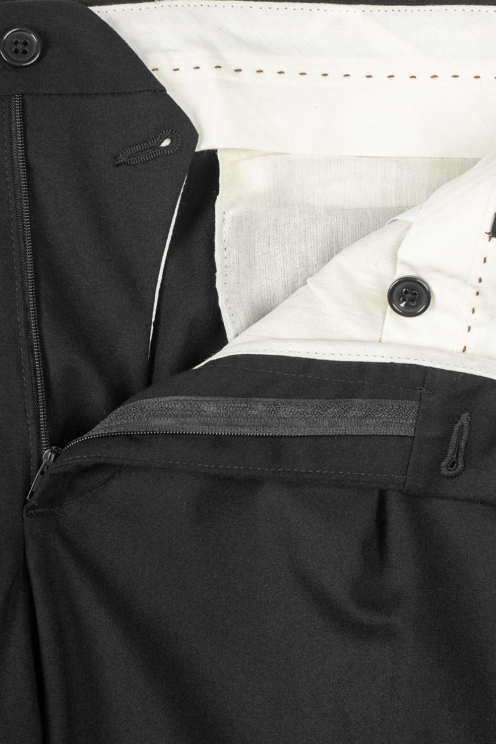 Pantaloni slim negri uni