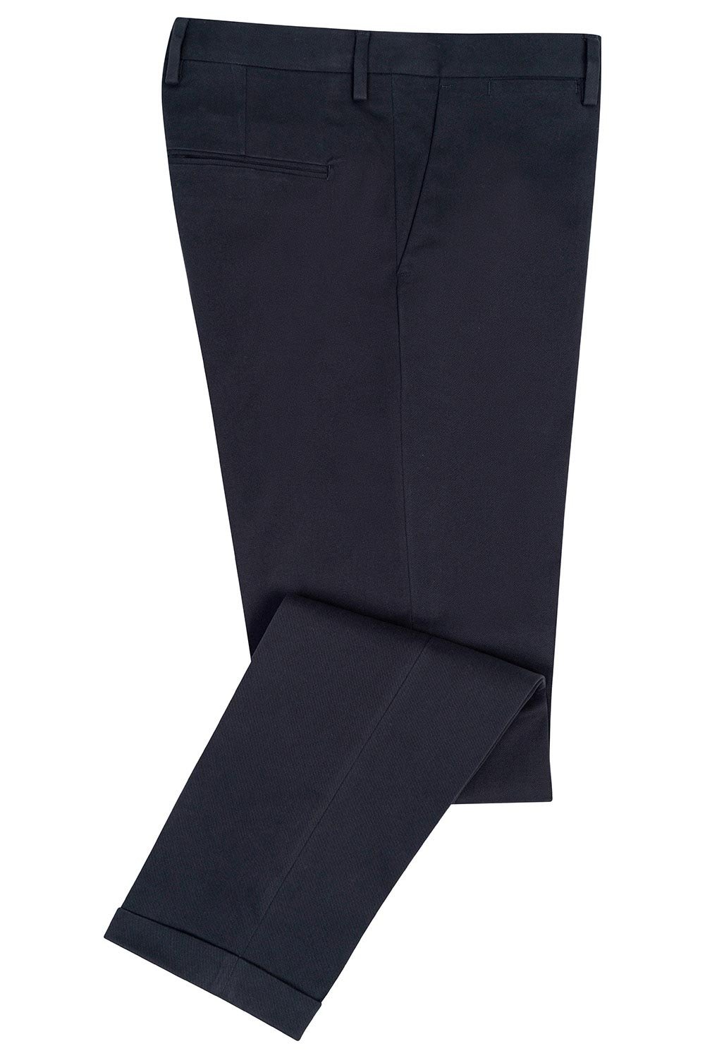 Pantaloni slim bleumarin uni