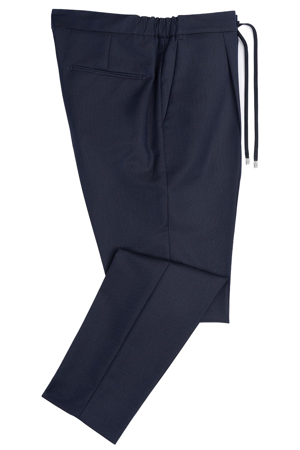Pantaloni slim bleumarin uni