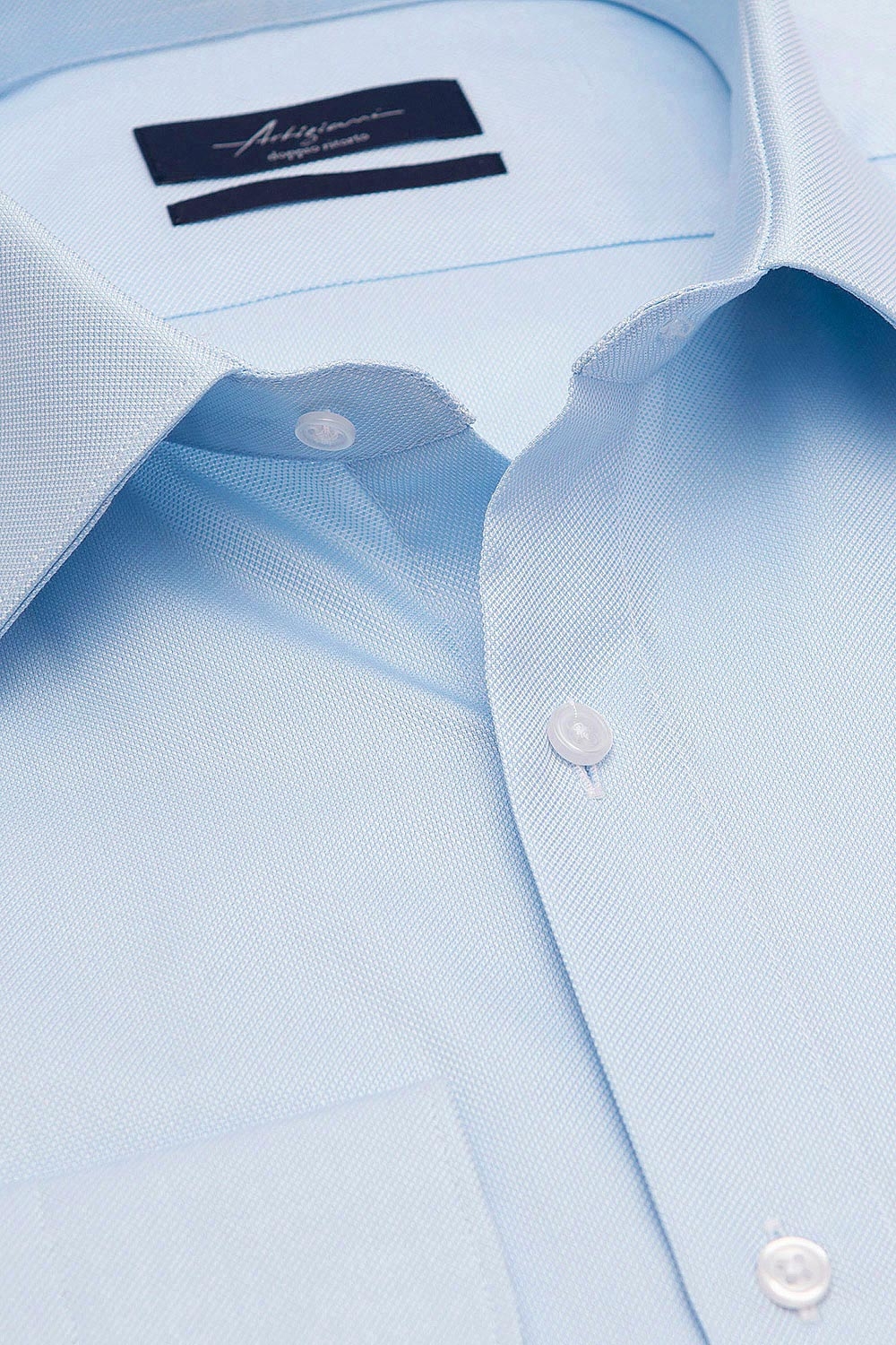 Camasa shaped bleu uni