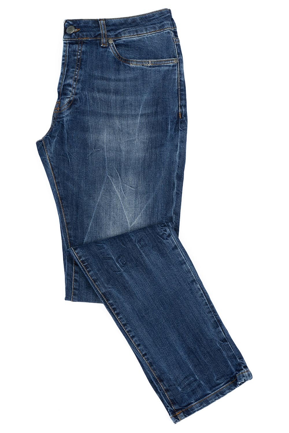 Blugi regular albastri