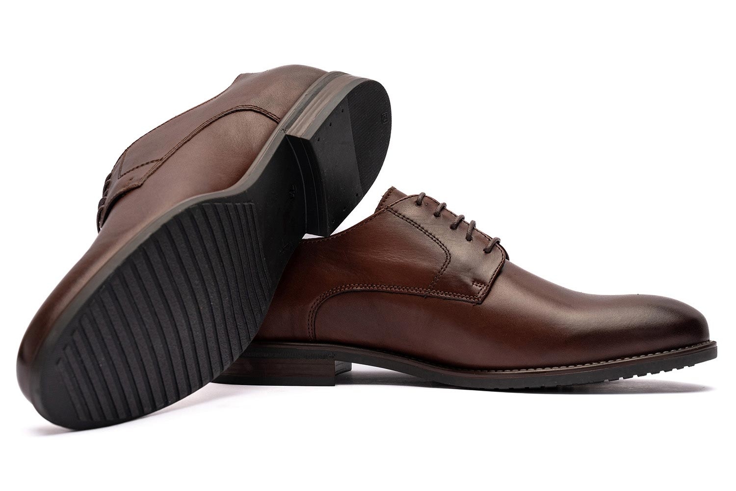 Pantofi maro piele naturala