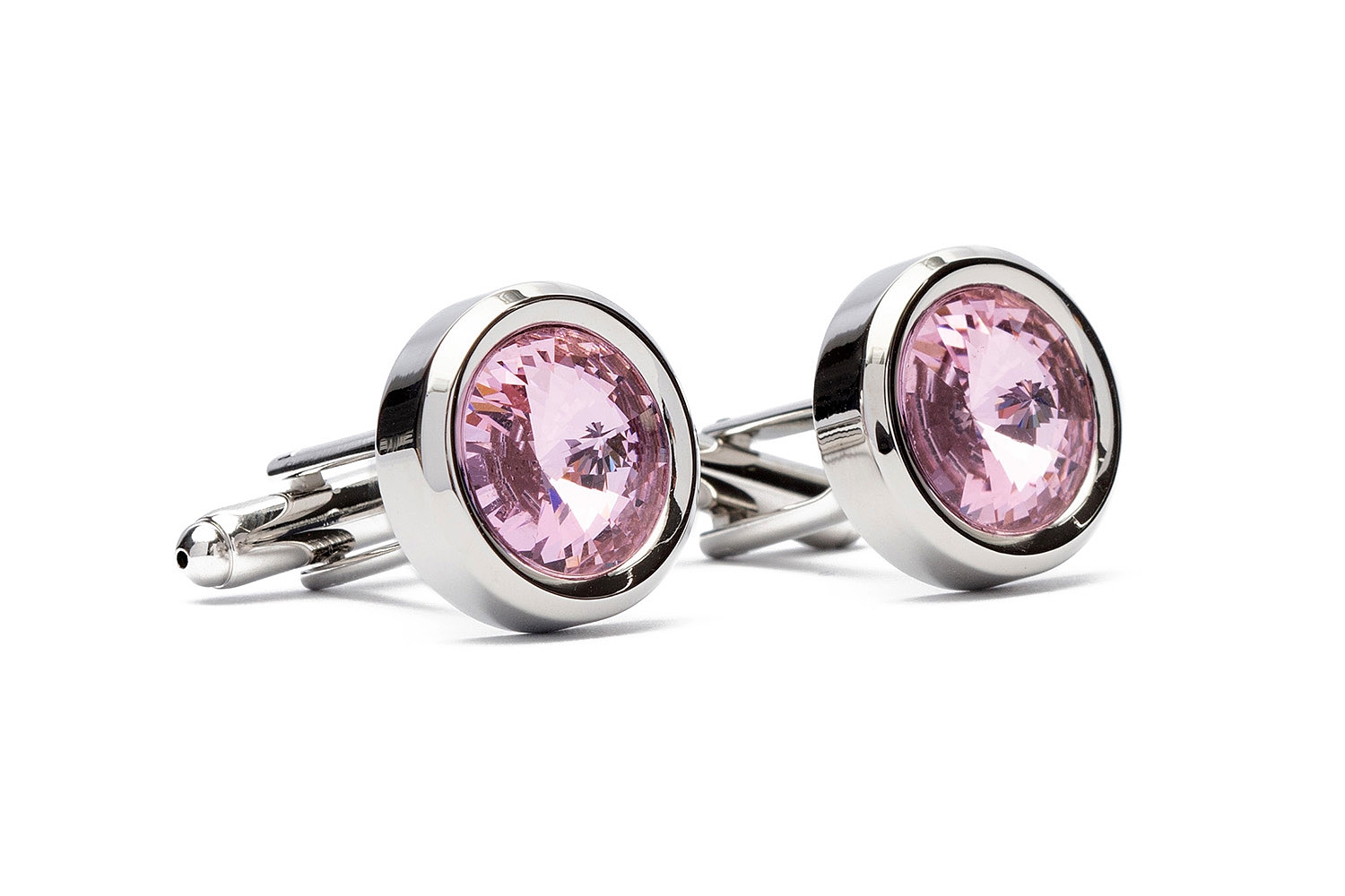 Butoni argintii rotunzi