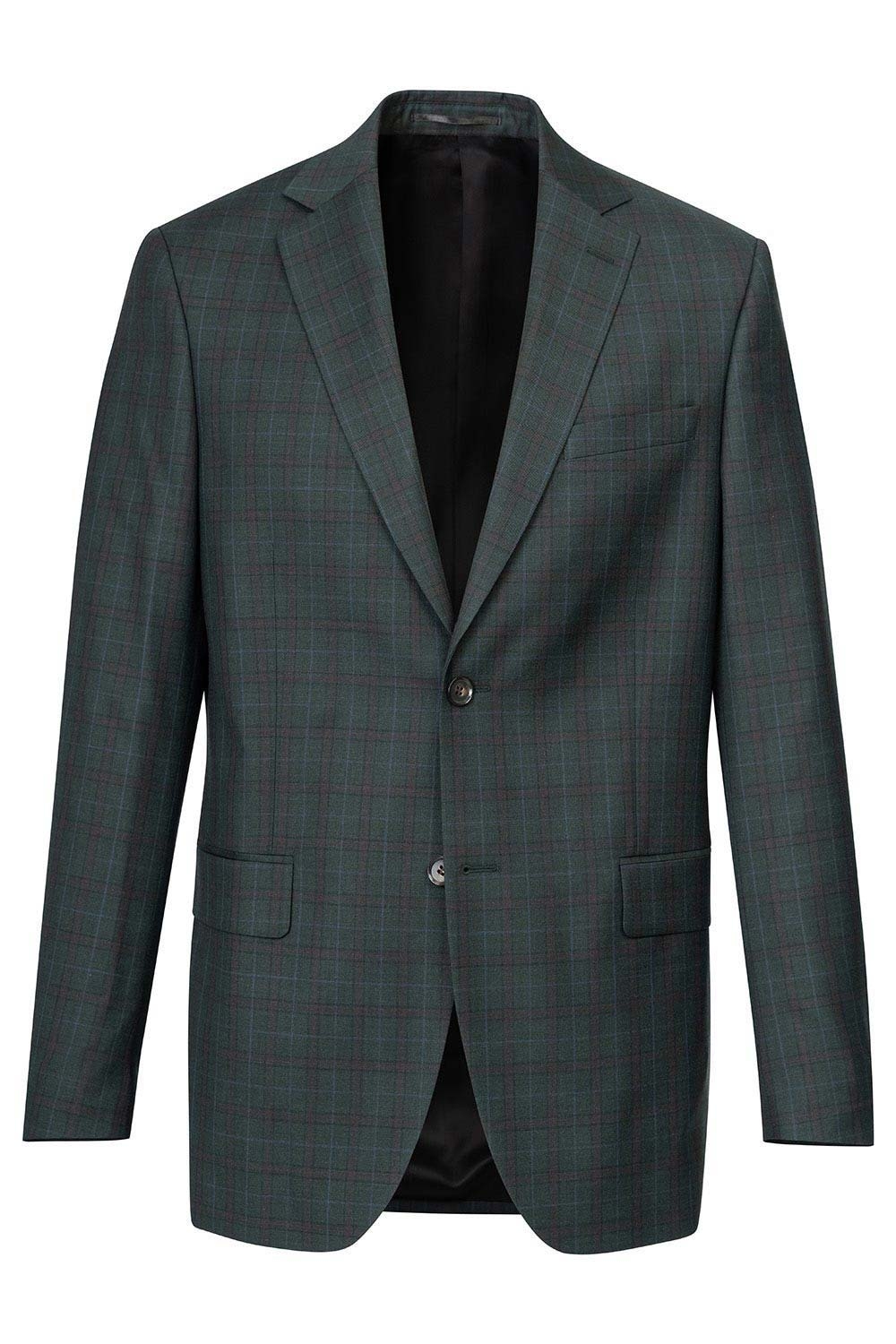 Sacou canaletto verde in carouri