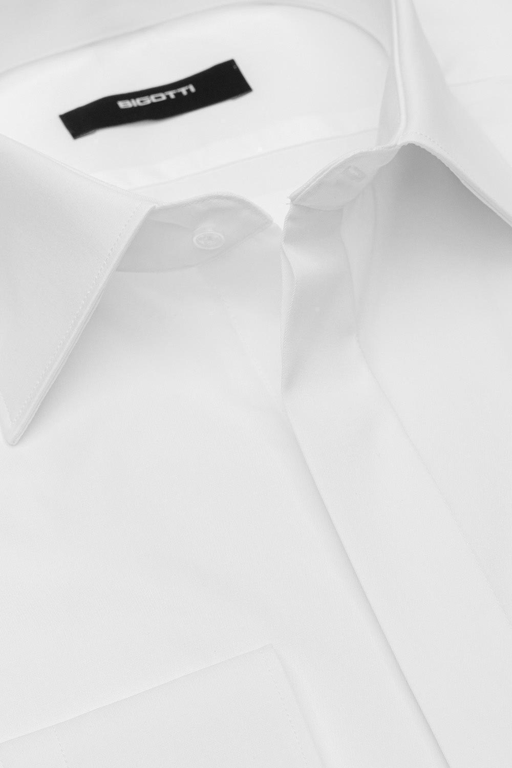 Camasa shaped alba uni