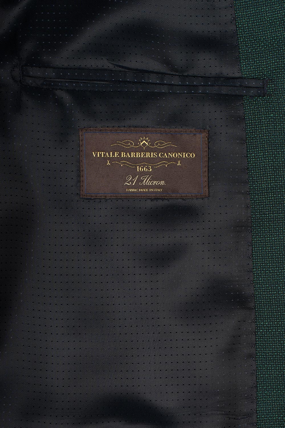 Sacou canaletto verde uni