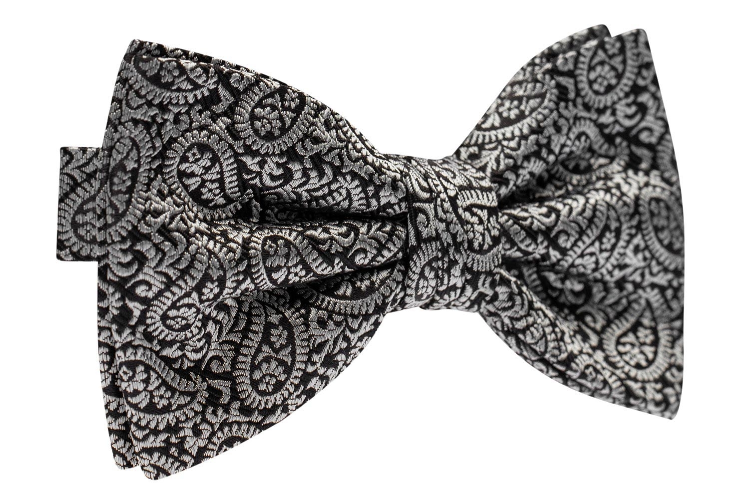 Papion negru print geometric