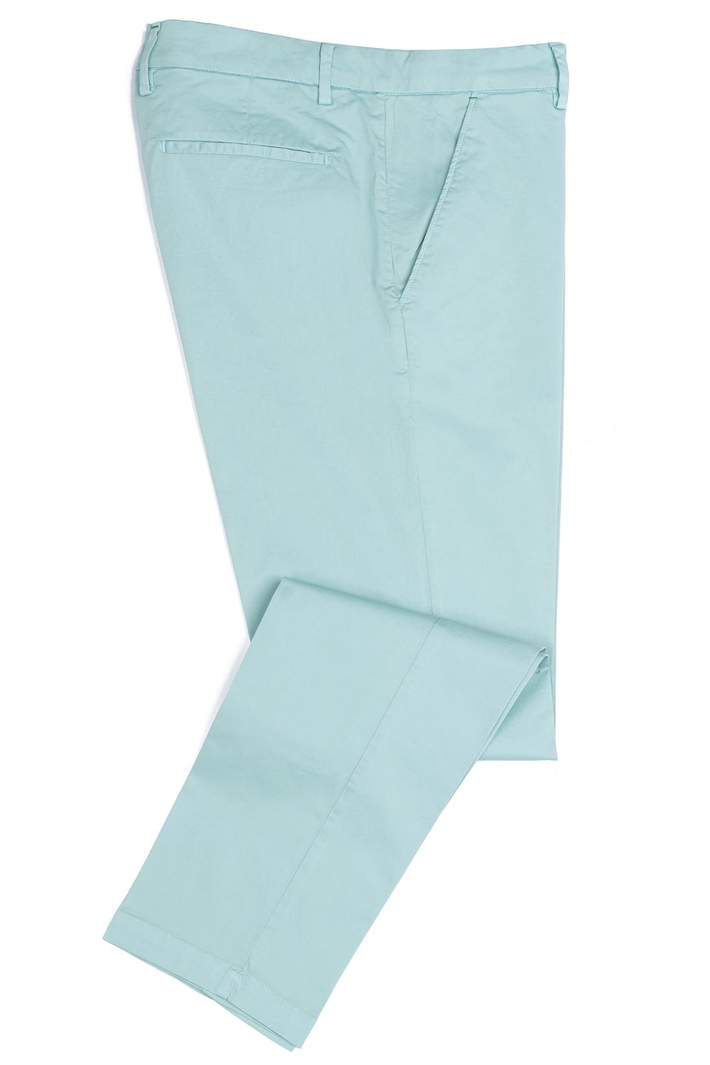 Pantaloni slim verzi uni