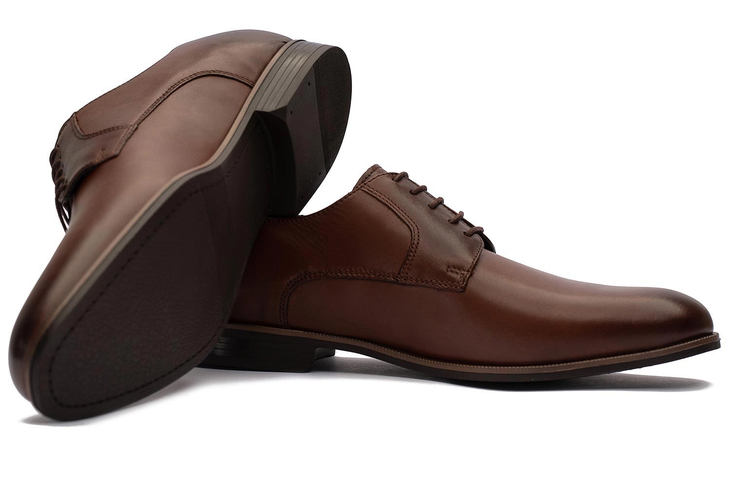 Pantofi maro piele naturala