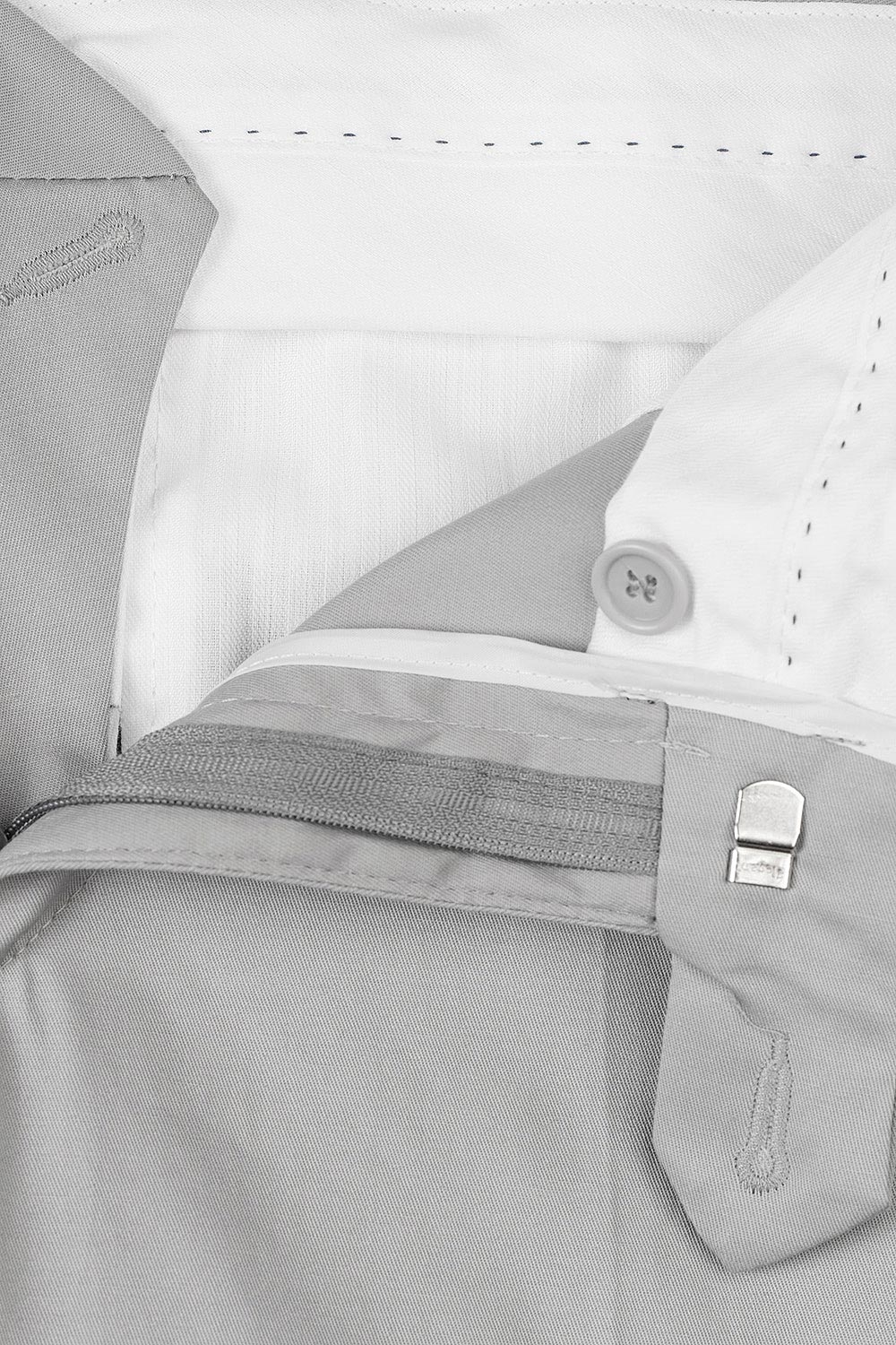 Pantaloni slim gri uni