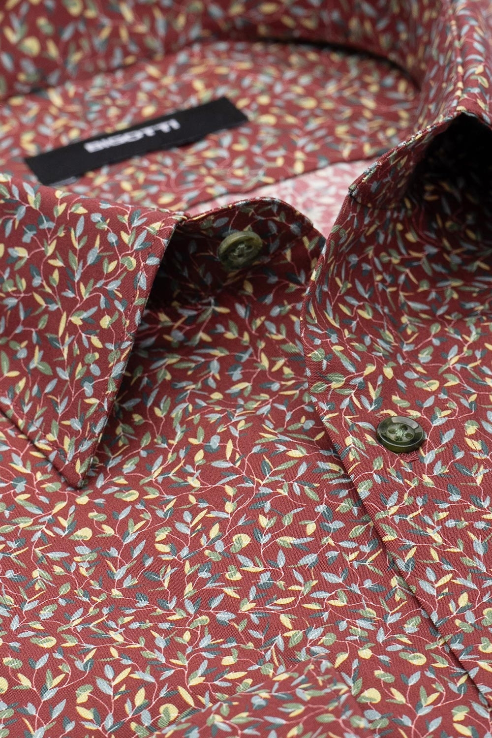 Camasa slim grena print floral