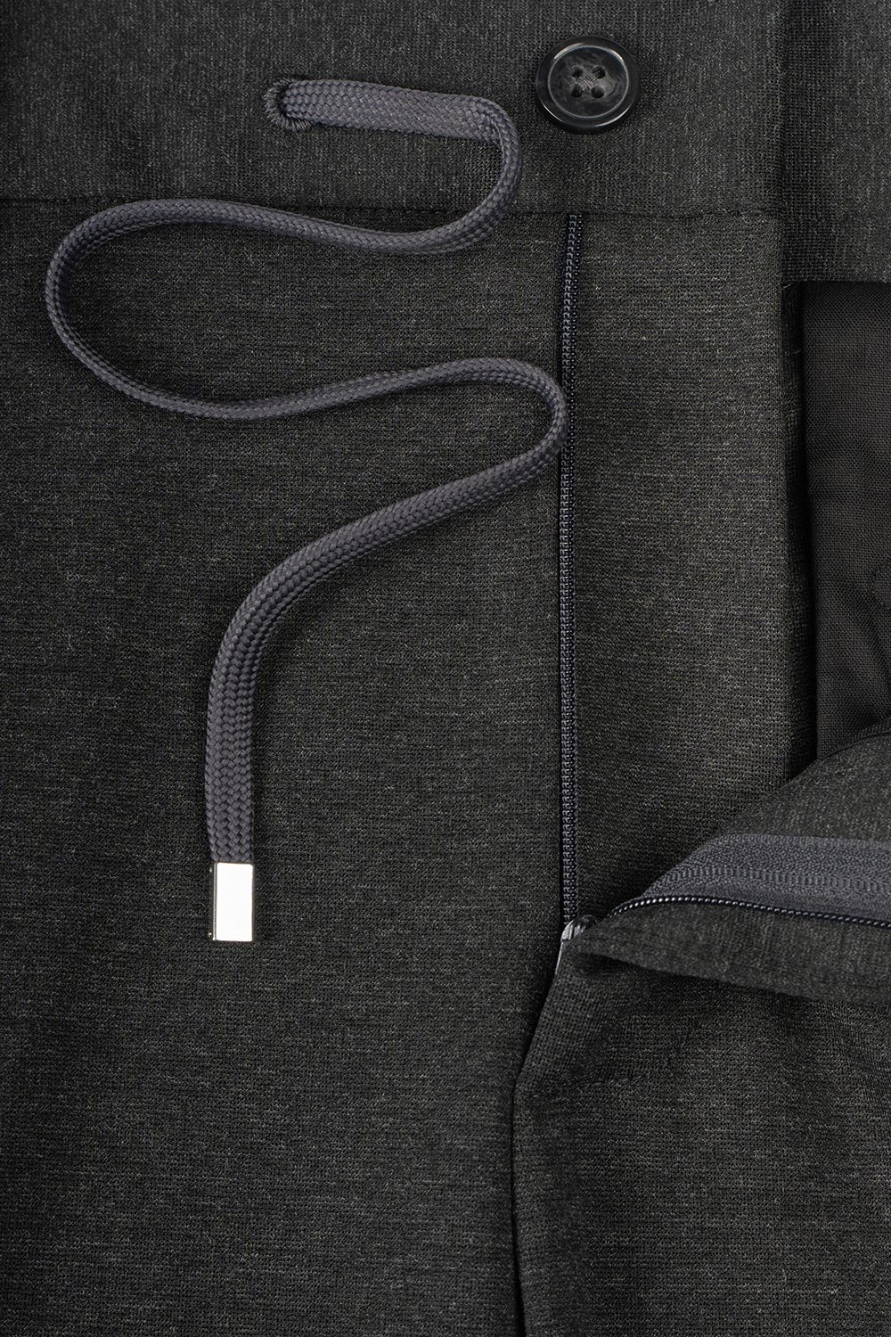 Pantaloni slim gri uni