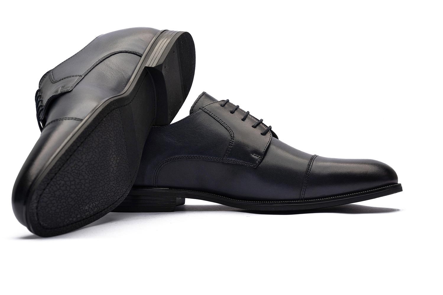 Pantofi bleumarin piele naturala