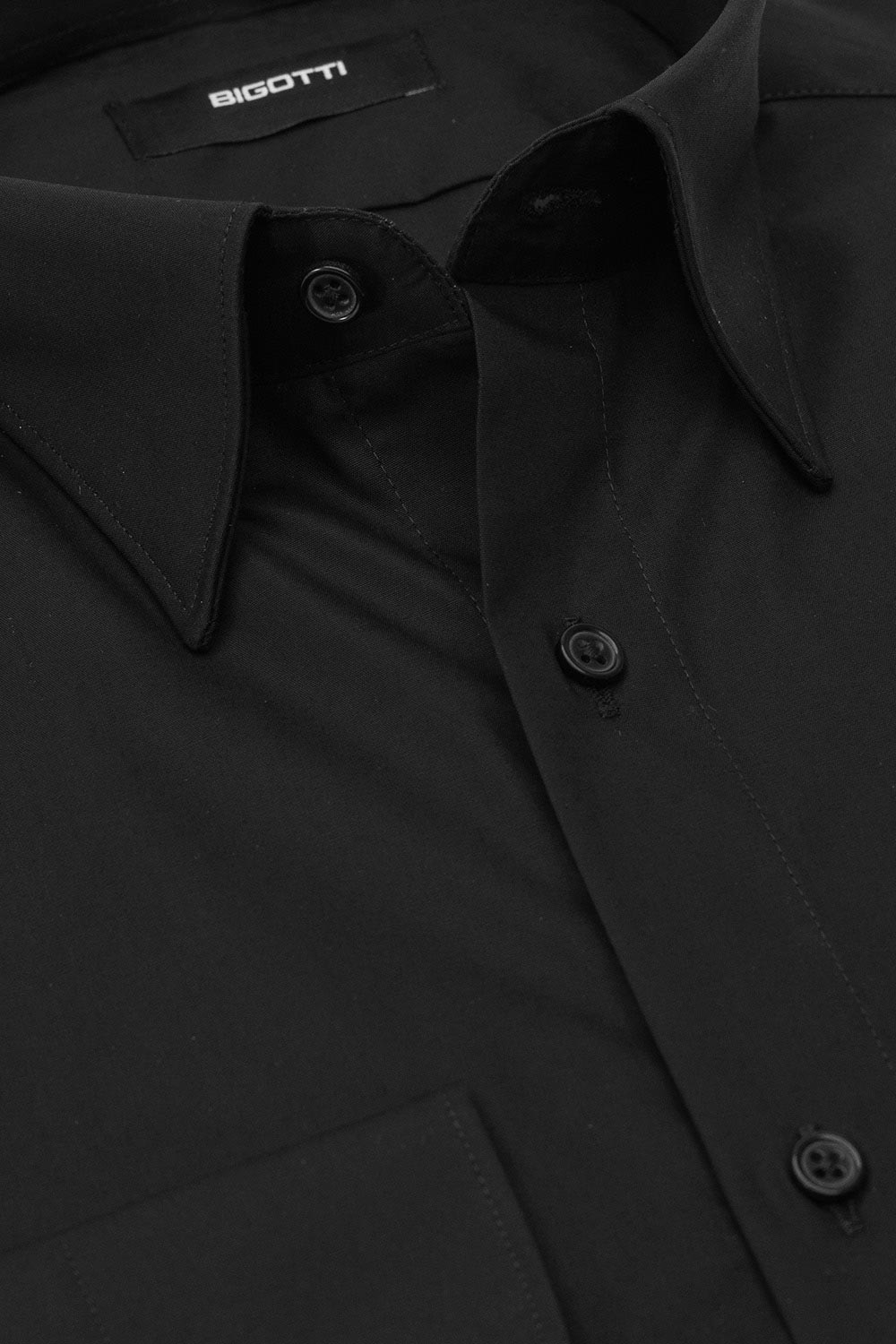 Camasa superslim neagra uni