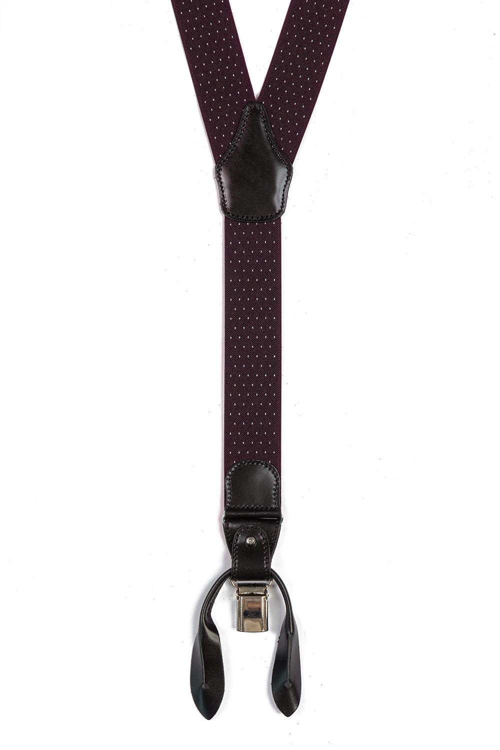 Bretele grena print geometric