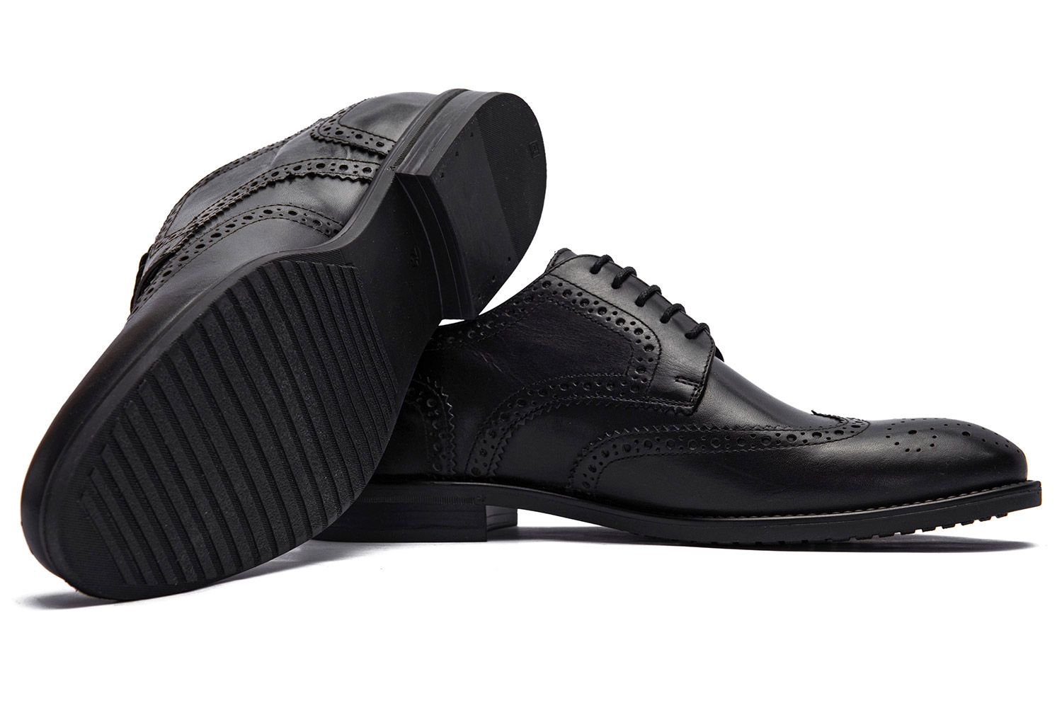 Pantofi negri piele naturala